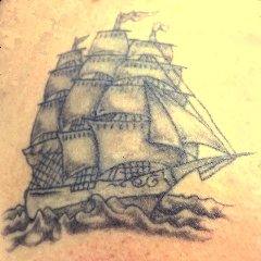 Eileen's Full Rigged Ship